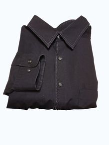 BALMAIN Contrasting stitch button-down shirt