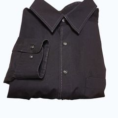BALMAIN Contrasting stitch button-down shirt
