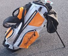 kids golf bag and clubs