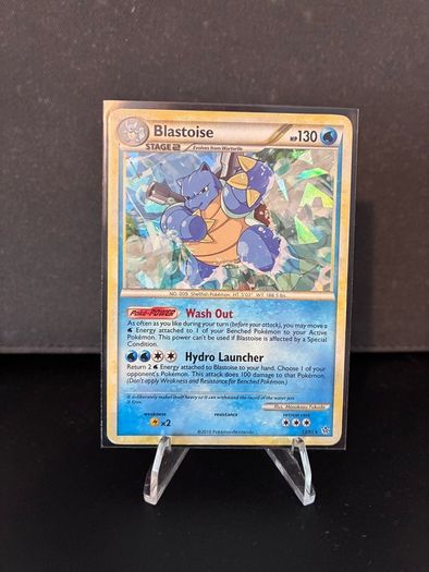 pokemon card blastoise cracked holo