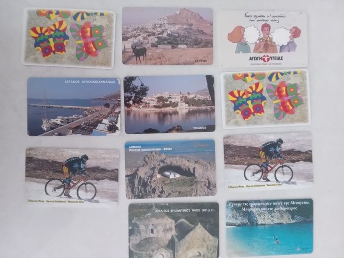 Call cards Italy and Greece. 99 cards