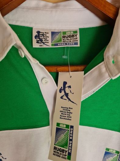 Rugby Shirt Irb Rugby World Cup Sevens Hong Kong 2005 Size Large Brand New Bnwt