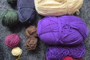 Aran weight yarn