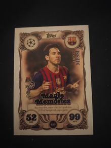 Messi Topps card