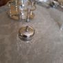 Silver & Cut Glass Condiment Set. Image 6