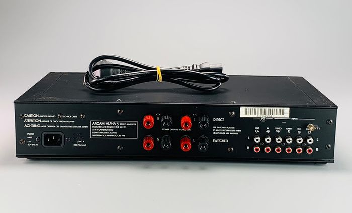 Arcam Alpha 3 integrated stereo amplifier