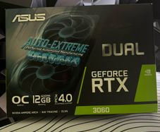 ASUS Dual RTX 3060 12GB , Full Box, Warranty, Receipt Included