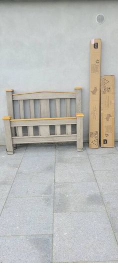 New 4ft 6 Grey Oak bedframe