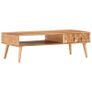 Coffee Table 110x50x35 cm Solid Acacia Wood Image 4