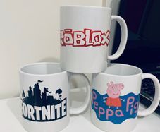 Fortnite Roblox Pepa Pig Personalised Mugs