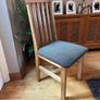 Solid Birch Wood Dining Table & 6 Chairs Image 2