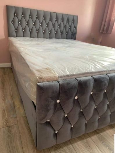 Luxus Sandy Divan Beds With Memory Foam Mattresses Available In All Sizes, Offering Free Cash On Delivery
