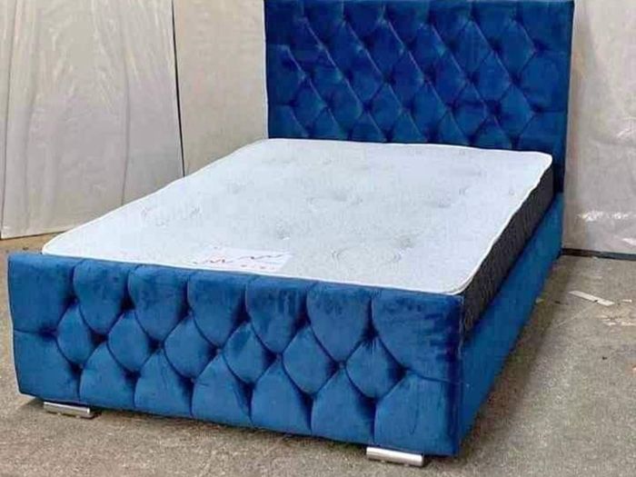 New Monaco Double & King Size Bed Frame With Mattress Opt