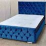 New Monaco Double & King Size Bed Frame With Mattress Opt Image 5
