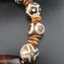 Antique Burmese PumtekPyu & Natural Eyes Suliemani Agate Bead Bracelet Image 2