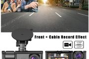 1080P 2 Lens Dash Cam Car DVR Interior Vehicle Camera Mini Recorder Video Registrator Dashcam Three Way Camcord