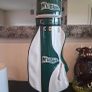 Stunning vintage McGibbon's ceramic golf bag whiskey decanter Image 3