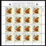 2005 Ireland Fauna and Flora (Butterflies) Commemorative Stamp Sheetlet Plate 1A1A1A1A Mint Never Hinged (MNH) Image 3