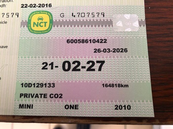 MINI one 1.6 Petrol NCT 2/2027