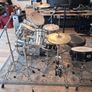Used Pearl Export Series Drum Kit Steel Shell Finish Image 7