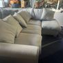 Grey corner sofa set l shaped Image 3