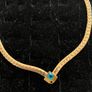 Gold tone necklace Image 3