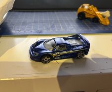 Ferrari F50 Hot Wheels car 1999 Mattel Thailand VTG racing blue