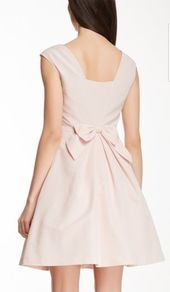 Ted Baker Light Pink Skirt With Bow Cocktail Dress