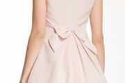 Ted Baker Light Pink Skirt With Bow Cocktail Dress