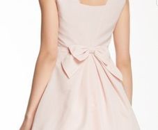 Ted Baker Light Pink Skirt With Bow Cocktail Dress