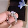 Sterling Silver Solitaire Ring Image 2
