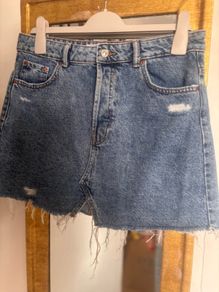 Bershka denim skirt size 12