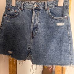Bershka denim skirt size 12