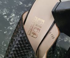 Original pair of rare BiBa lizard skin heels