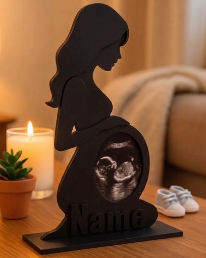 Personalised Pregnancy Scan Frame Baby Ultrasound Gift