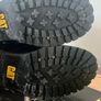 Vintage Caterpillar Black 8 Hole Work Boots size 4 Image 9