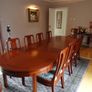 Asian Hard Wood (teak) Hand Made Dining table & 10 Chairs Image 4
