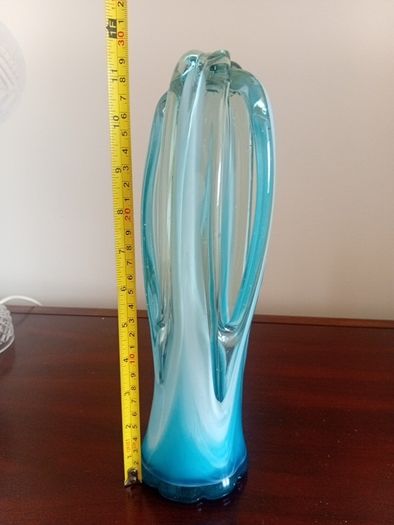 Vintage mid century hand blown art sculpture