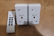 2 Remote Controlled RF Plug Sockets with Remote 13A
