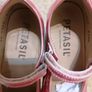 Petasil baby pink patent leather Mary Jane style shoes, size UK 1 / EU 33. Image 3