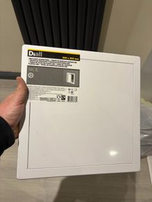 White Plastic Access panel