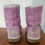 UGG K Classic Sheepskin Short Weave Fur-lined Boots - Purple - UK 5 Image 2