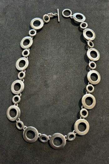 925 Sterling Silver Heavyweight Open Circle Necklace