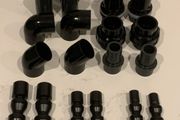 PVC hose tail / pagoda connector 40mm to 32mm