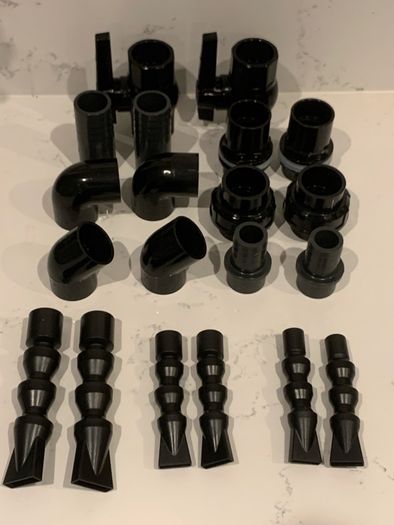PVC 90 degree elbow pipe connector size 40-32-25-20mm