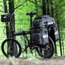Bike Pannier Bag Set for Bicycle Cargo Rack Saddle Bag Laptop Pannier Rack Bicycle Professional Cycling Accessories 3 in 1-Black Image 6