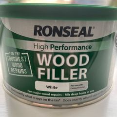 ronseal 2 pack white wood filler
