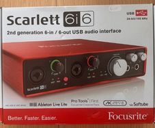 focusrite Scarlett 6i6 2nd gen