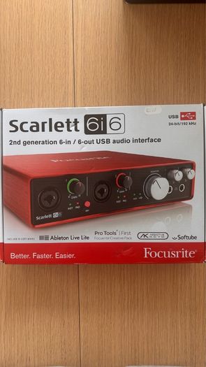 focusrite Scarlett 6i6 2nd gen