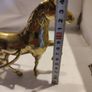 Vintage Large Brass Horse and Carriage, Made in Italy by Artmark Image 3